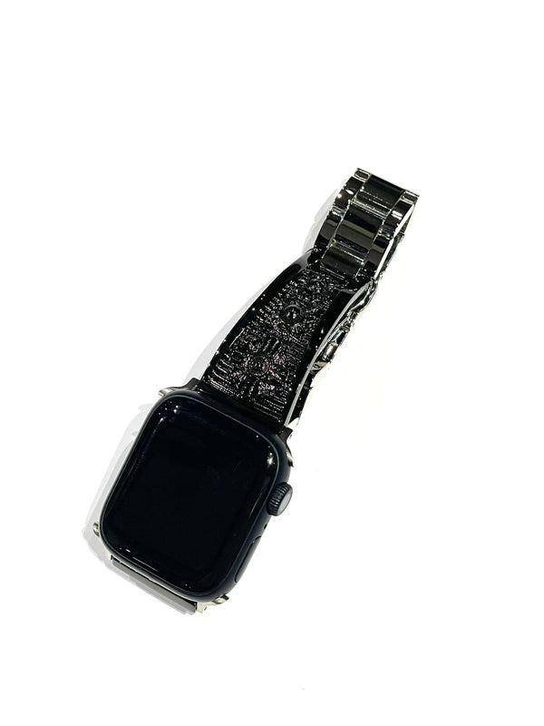 Metal watch belt