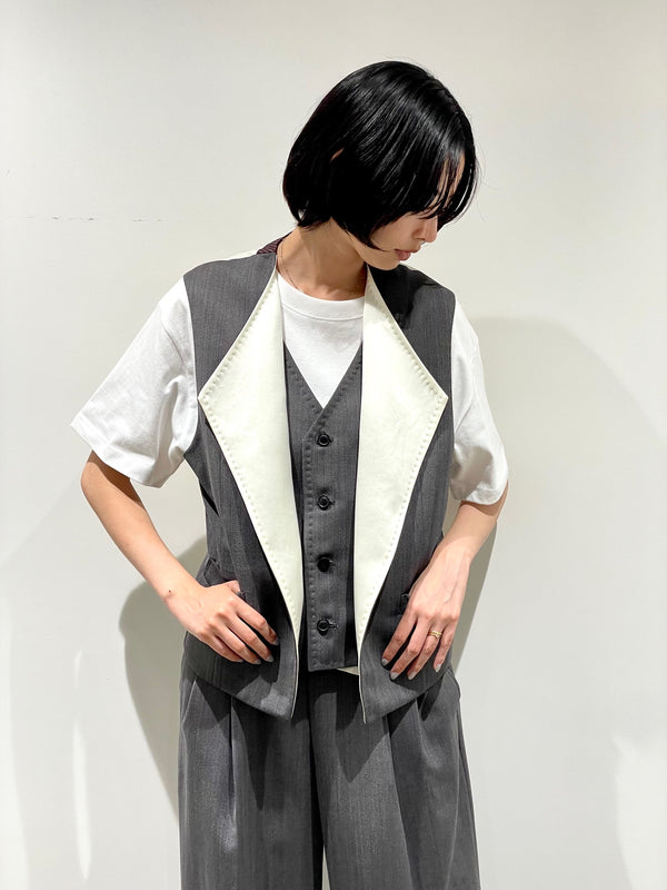 Herringbone vest