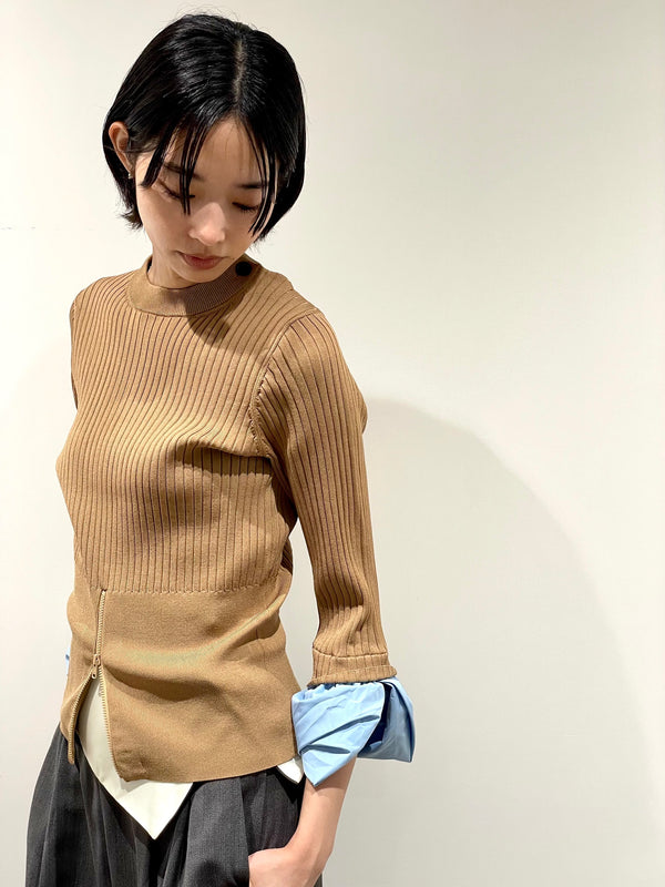 Rib knit top
