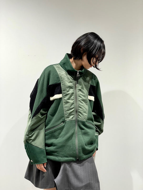 French terry blouson