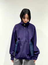 Cotton half-zip pullover
