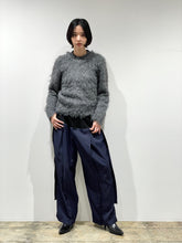 Shaggy knit pullover