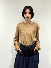 Print long sleeve T-shirt