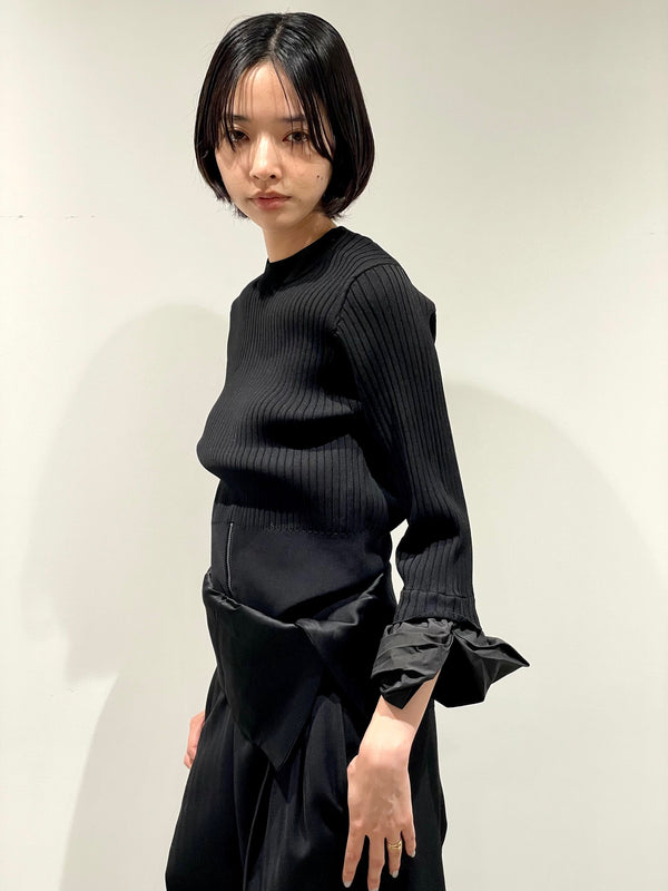 Rib knit top