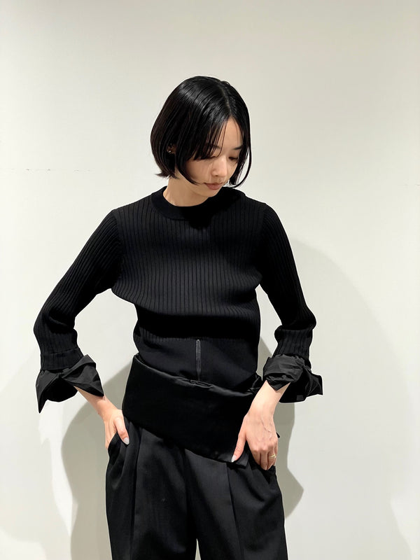 Rib knit top