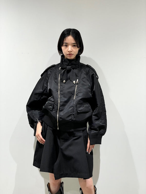 Nylon twill blouson