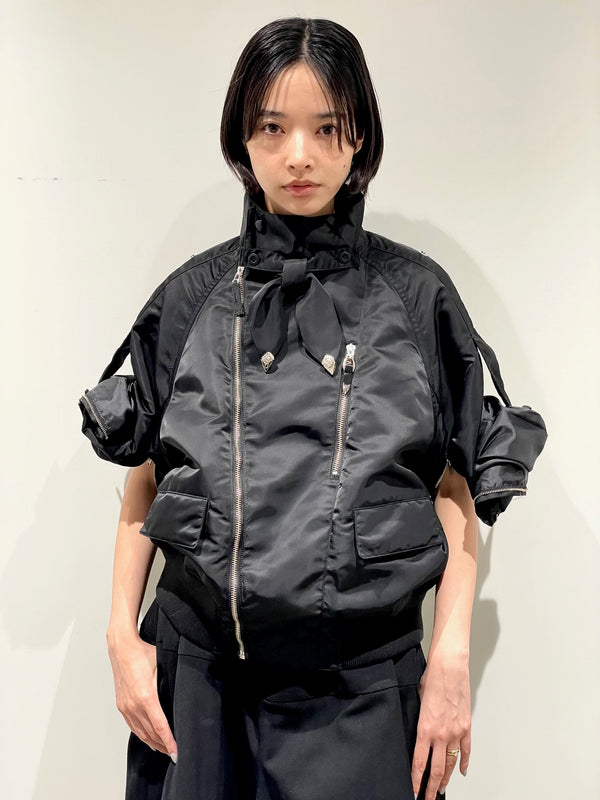 Nylon twill blouson