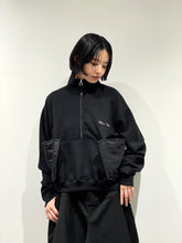 Cotton half-zip pullover （short length）