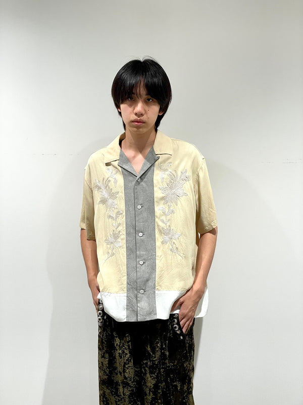 Rayon silk twill shirt