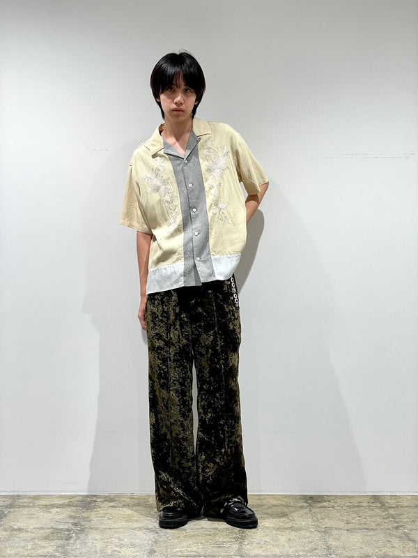 Rayon silk twill shirt