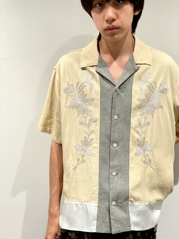 Rayon silk twill shirt