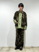 Crush velvet blouson