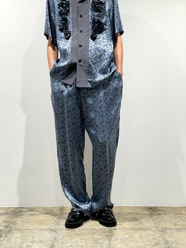 Cupra jacquard drawstring pants