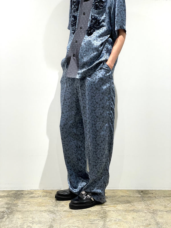Cupra jacquard drawstring pants