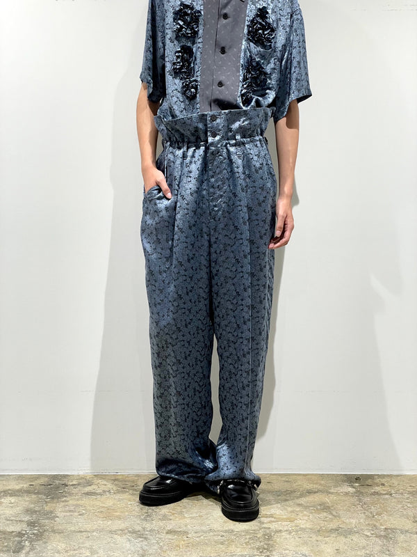 Cupra jacquard drawstring pants