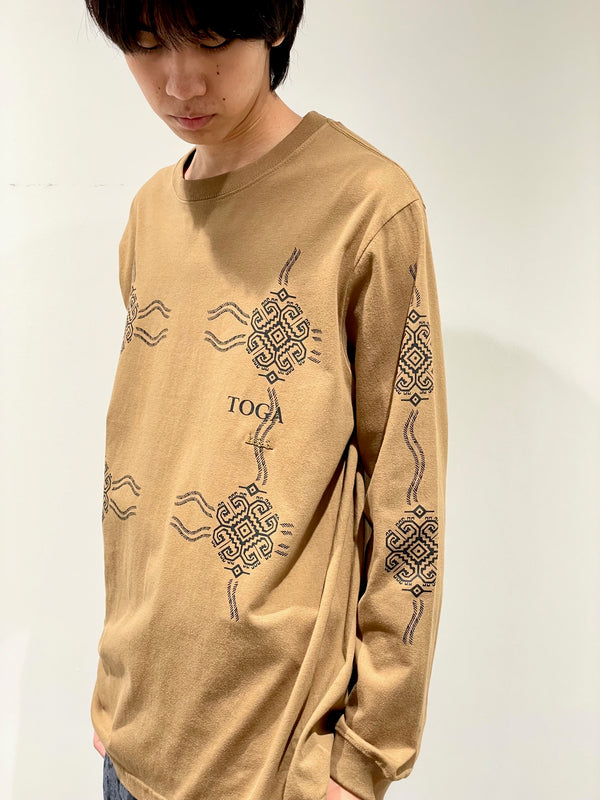 Print long sleeve T-shirt