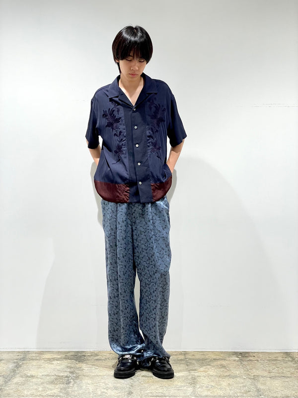 Rayon silk twill shirt
