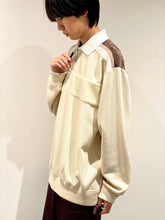 Double jersey half-zip pullover