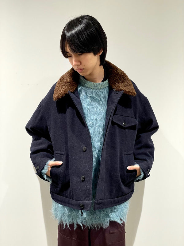 Melton blouson