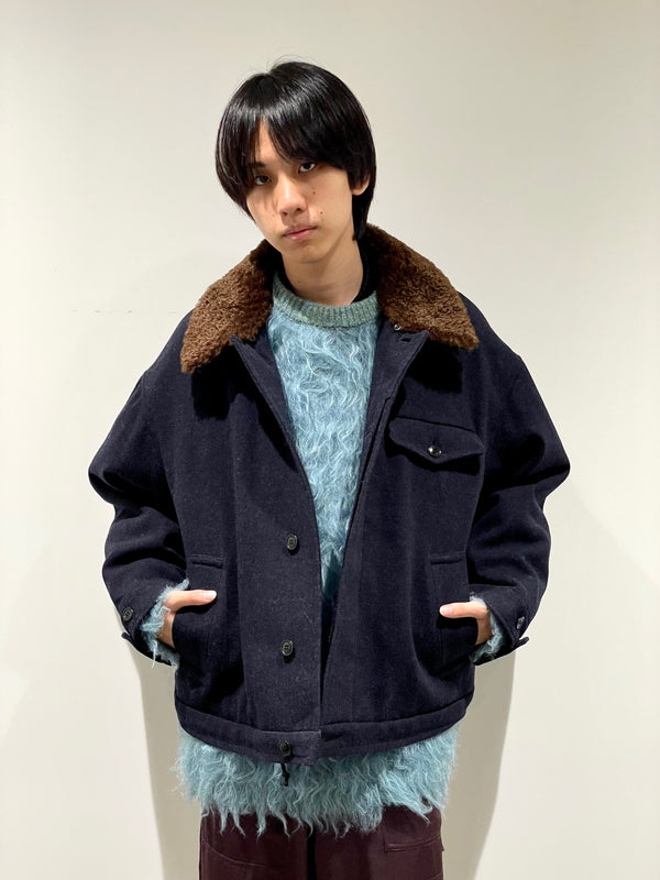 Melton blouson