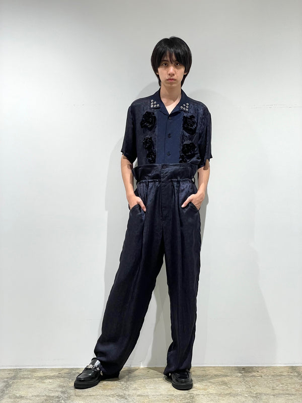 Cupra jacquard flower shirt
