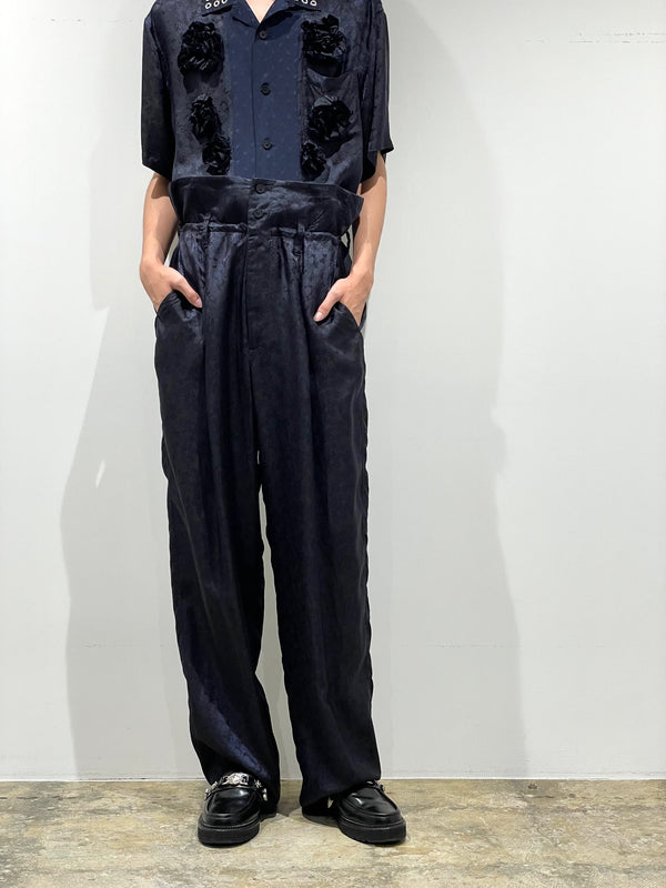 Cupra jacquard drawstring pants