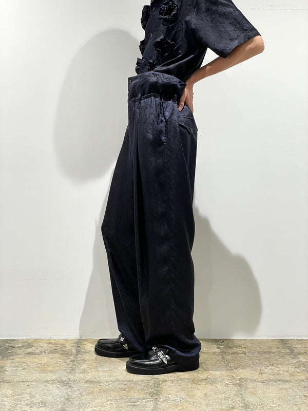 Cupra jacquard drawstring pants