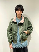Nylon twill reversible blouson