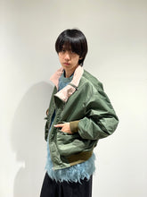 Nylon twill reversible blouson