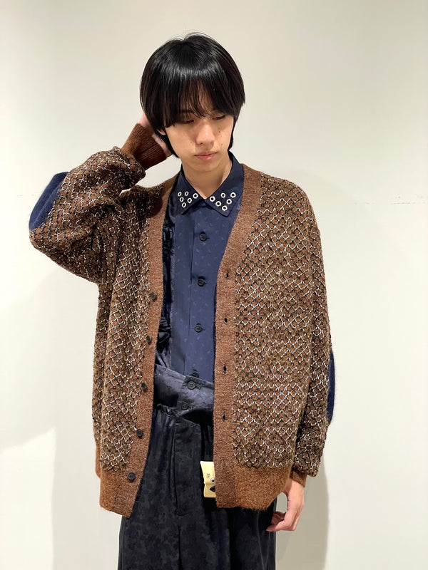 Heart knit cardigan