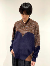 Heart knit pullover