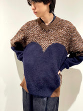 Heart knit pullover