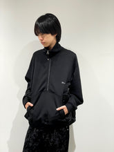 Cotton half-zip pullover