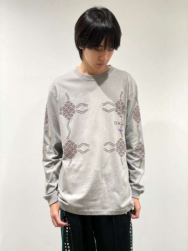 Print long sleeve T-shirt
