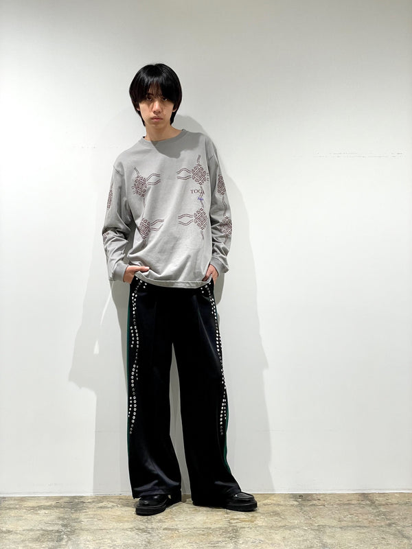 Studded track pants