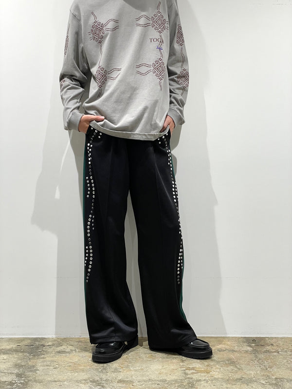 Studded track pants