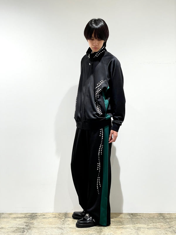 Studded track pants
