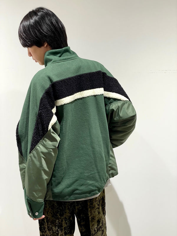 French terry blouson