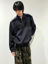 Double jersey half-zip pullover