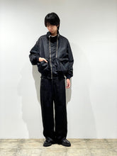 Nylon twill reversible blouson