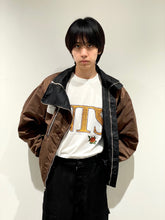 Nylon twill reversible blouson