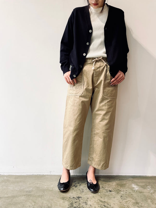 HIGH TWIST COTTON KNIT CARDIGAN