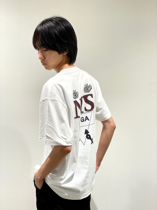 Buck print T-shirt TOGA×NTS