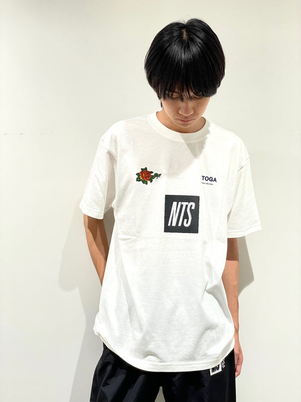 Logo print T-shirt TOGA×NTS