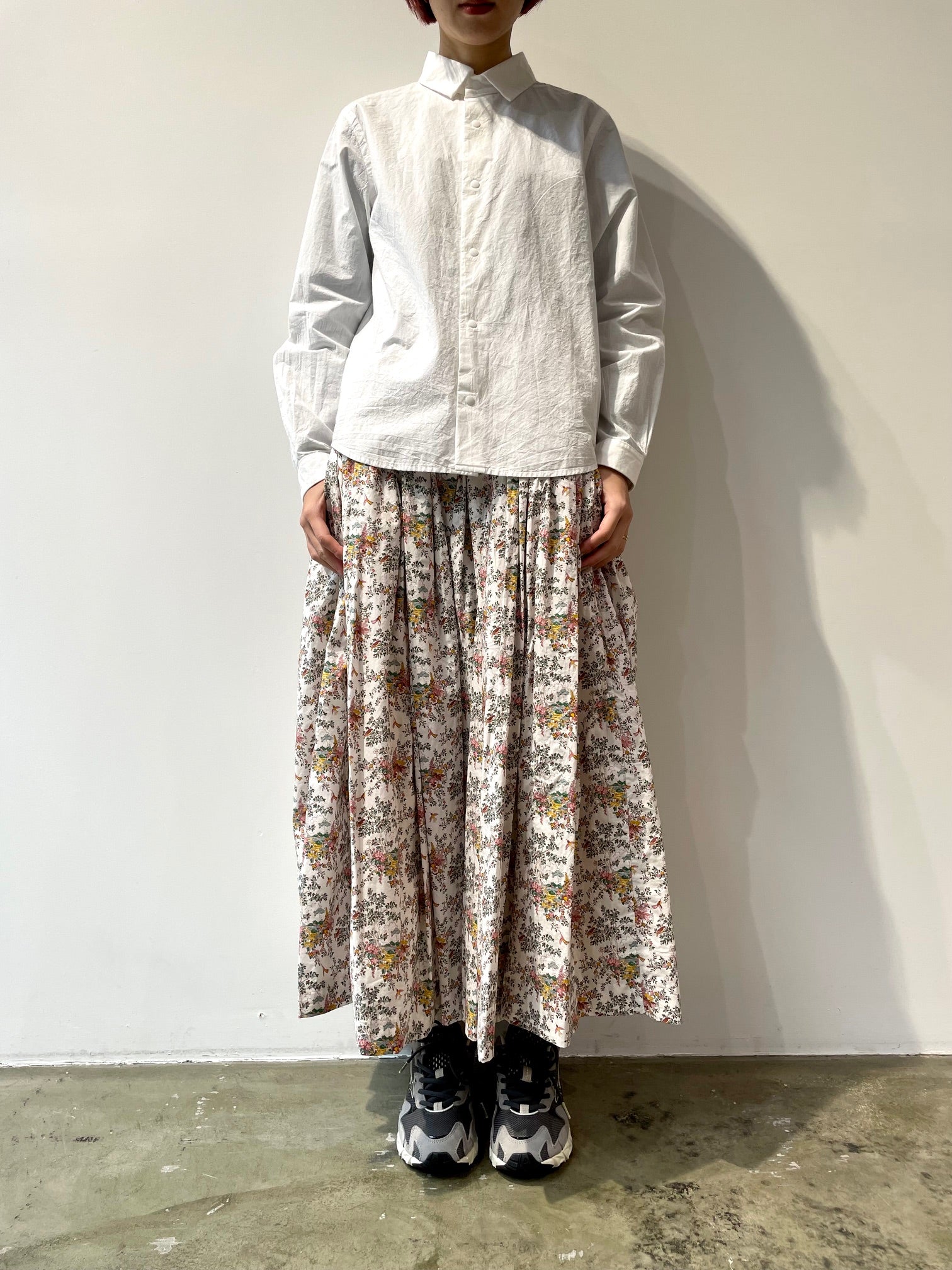 スカート YAECA CANVAS DESIGN Tuck Gather Skirt Tuck Gather Skirt – YAECAYA