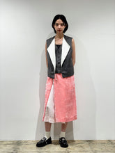 Crushed velvet skirt
