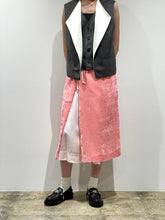 Crushed velvet skirt