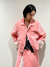 Crushed velvet blouson