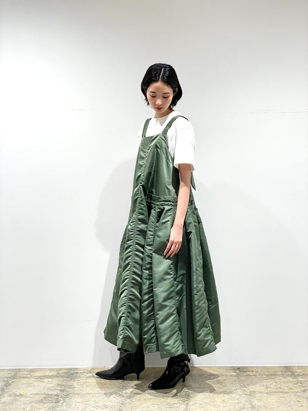 Nylon twill dress