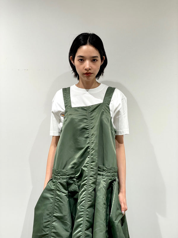 Nylon twill dress